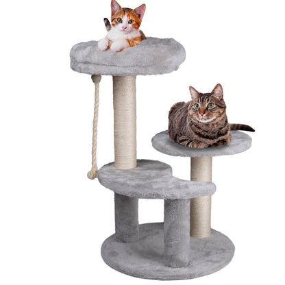 Cat Scratching Post Grey