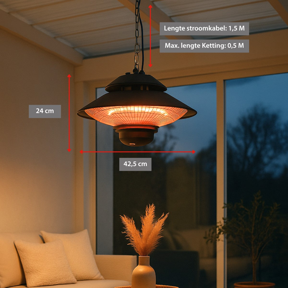 Heater Halogen Lamp 1500W
