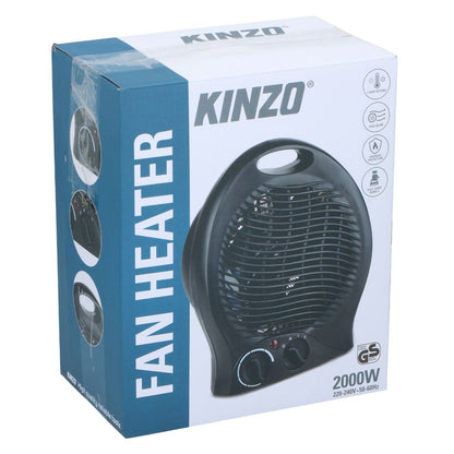 Fan Heater 2000W Black
