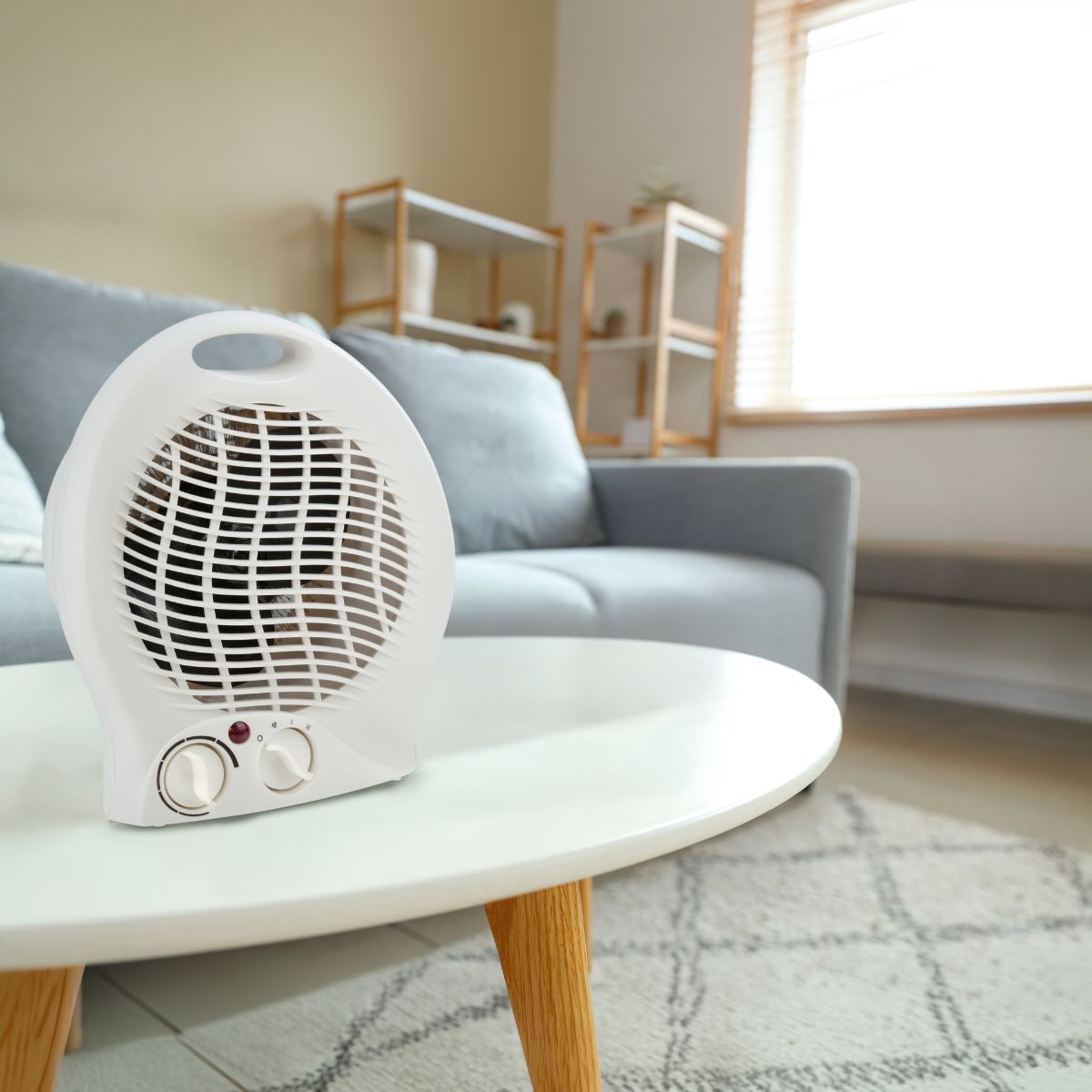 Fan Heater 2000W White