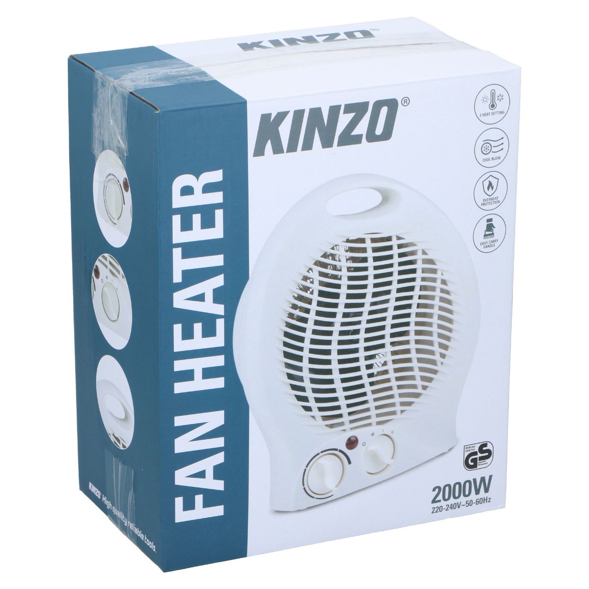Fan Heater 2000W White
