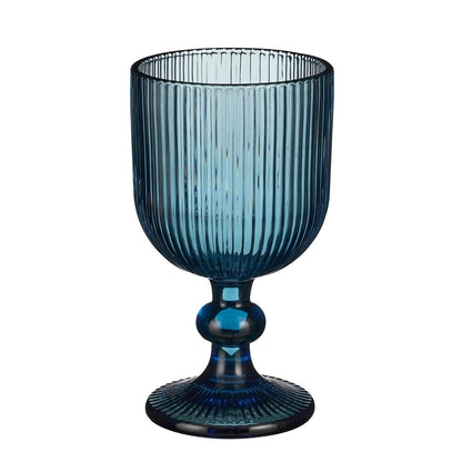 Merlot Wine Glass - Set Of 6 - 250 Ml - Glass - Blue