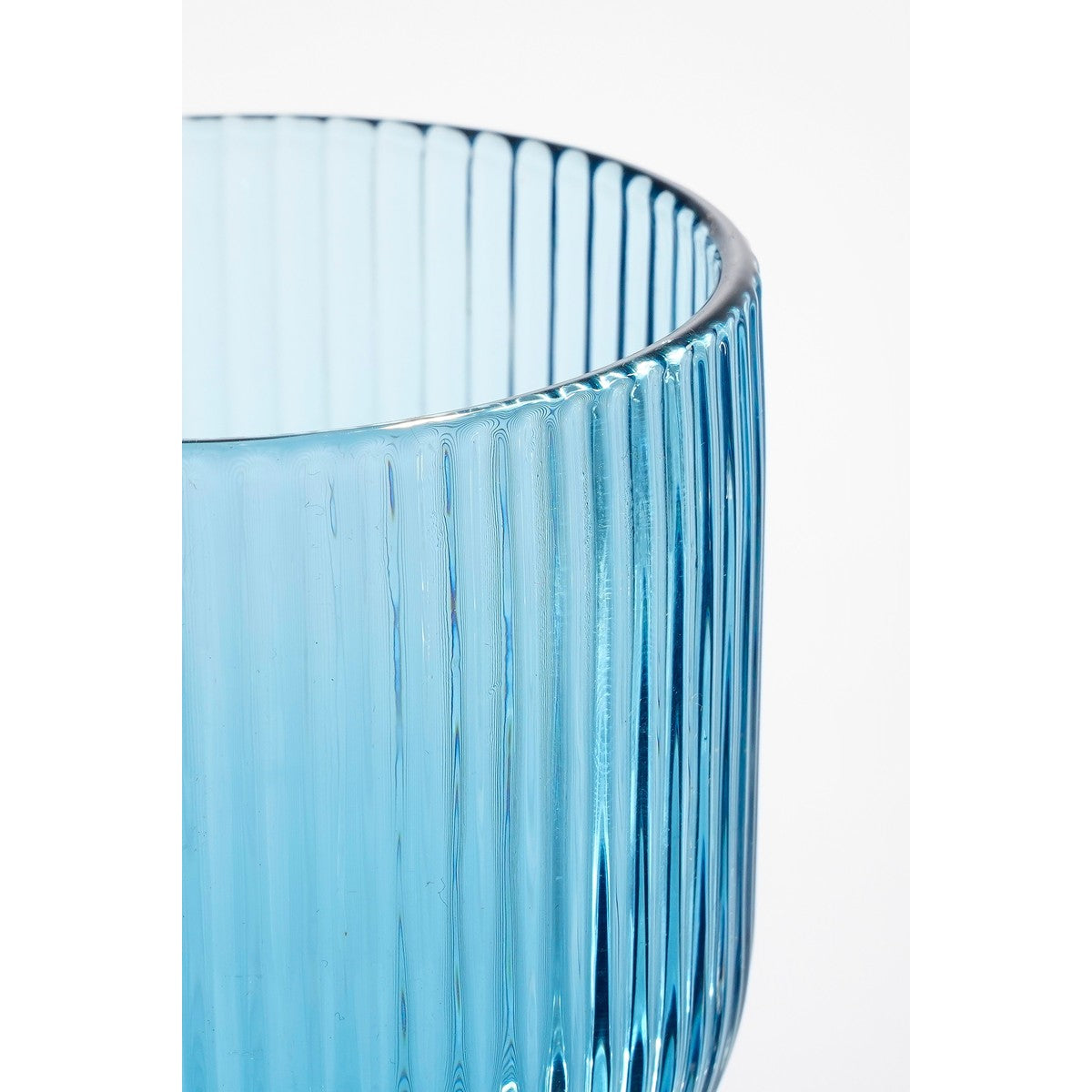 Merlot Wine Glass - Set Of 6 - 250 Ml - Glass - Blue