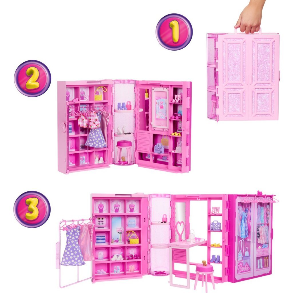 Barbie Super Kledingkast Speelset