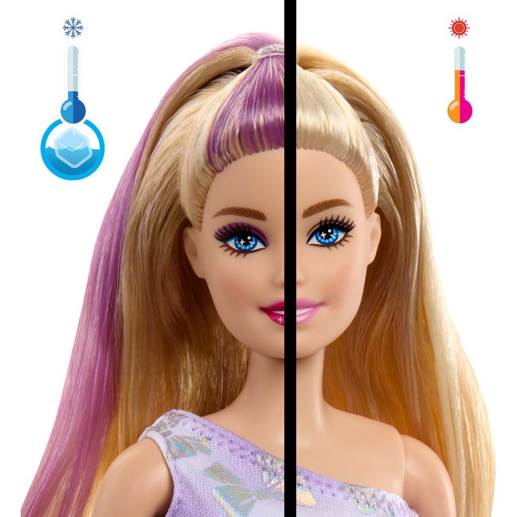 Barbie Party Unboxed Pop met Paarse Highlights