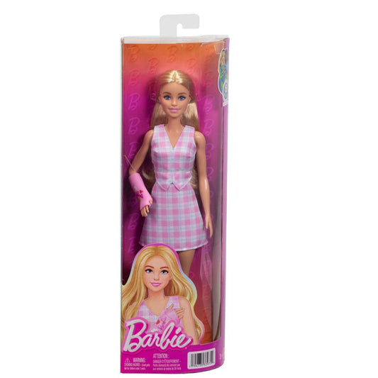 Barbie Fashionistas Pop met Roze Gipsverband