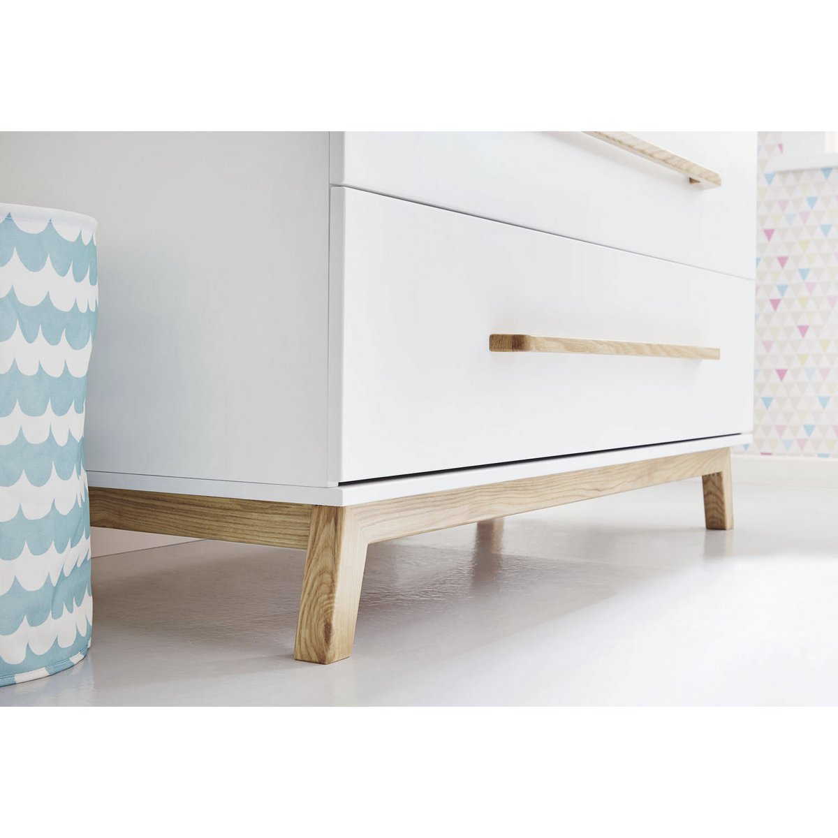 Set 'Riva' breed 3 delen: ledikant, brede commode, 2-deurs kledingkast
