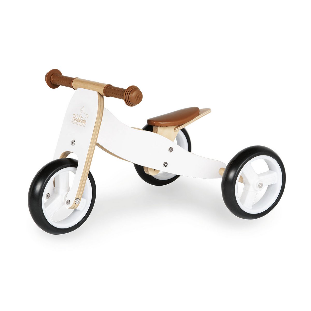 Driewieler 'Charlie' wit/naturel