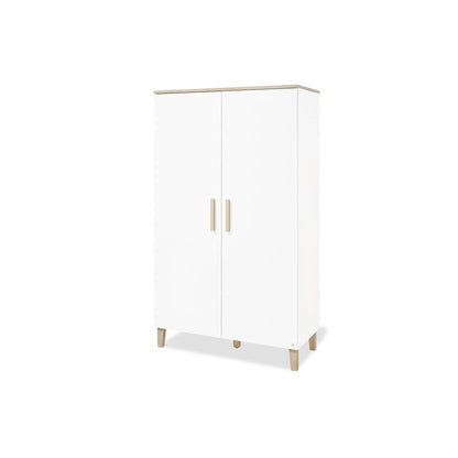 Set 'Lumi' breed3 delen: ledikant, brede commode, 2-deurs kledingkast