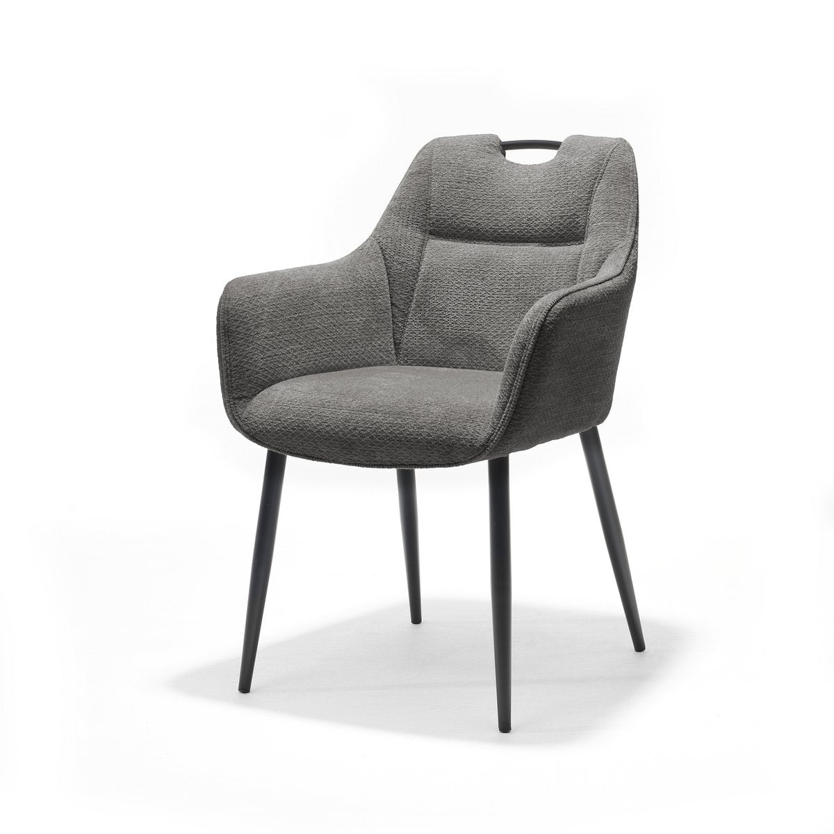 Adele armstoel Stof Retro Bliss %2393 Antraciet