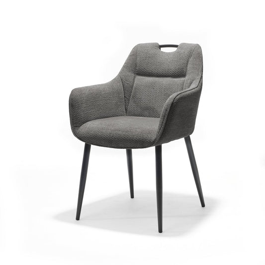 Adele armstoel Stof Retro Bliss %2393 Antraciet