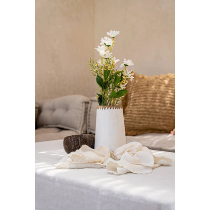 Sneaky Vase - Wit Naturel - M