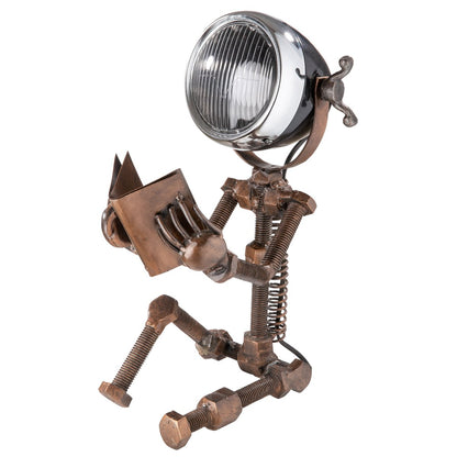 Metalen lamp "Reading" koper.