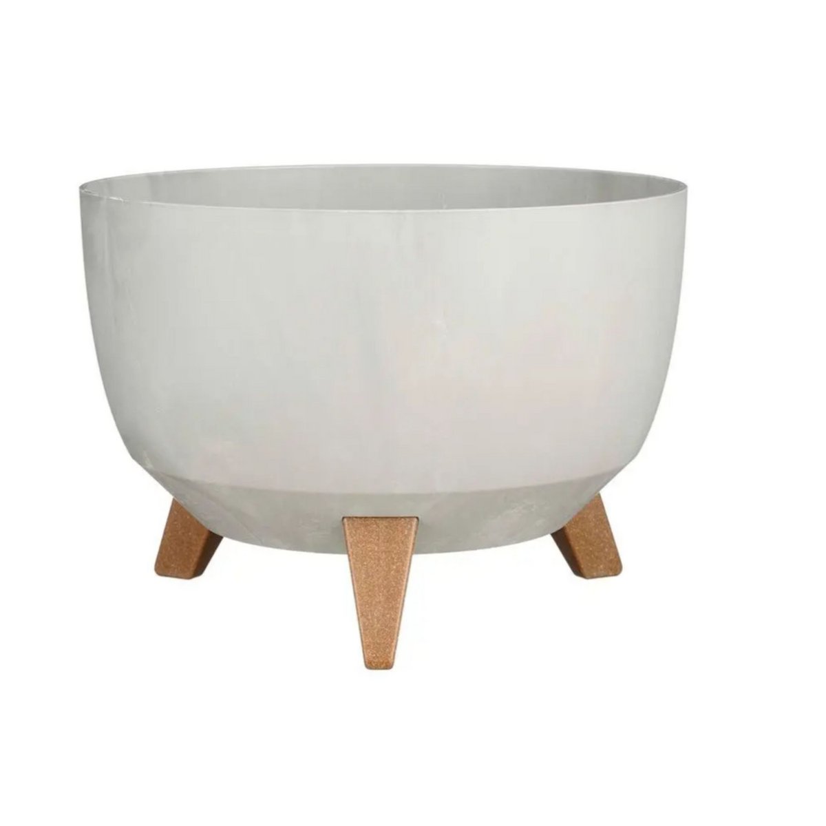 Plantenbak buiten Doppio Grijs Ø33 cm H18,5cm