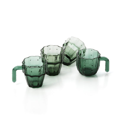 De Stack-a-Cactus Bril - Groen - Set van 4