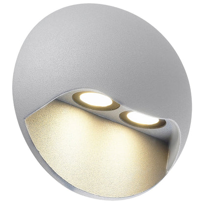Wandlamp buiten LED "Vedus" diameter 13 cm Wit
