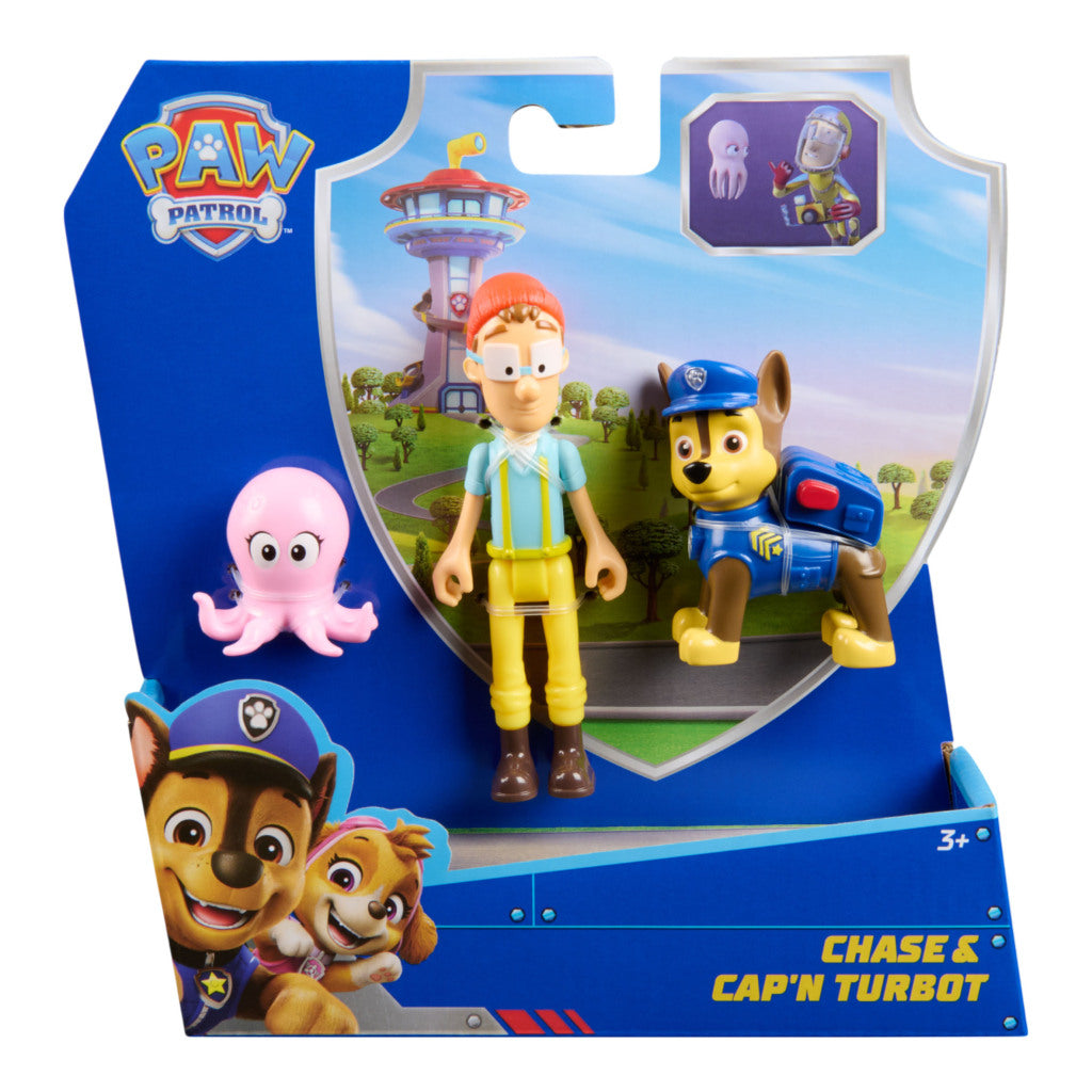 Paw Patrol Chase & Kapitein Turbot