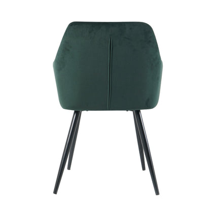 Eetkamerstoel, set van 2 groen