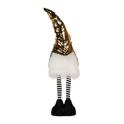 Decoratie kabouter met LED 8x12x56 cm