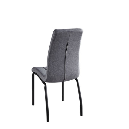 Eetkamerstoel zwart, set van 2