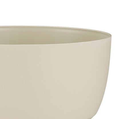 Plantenbak buiten Doppio Beige Ø40cm H20,5cm