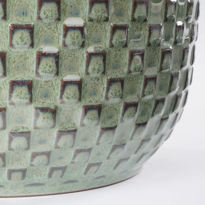 Daan Bloempot - H18 x Ø19 cm - Groen