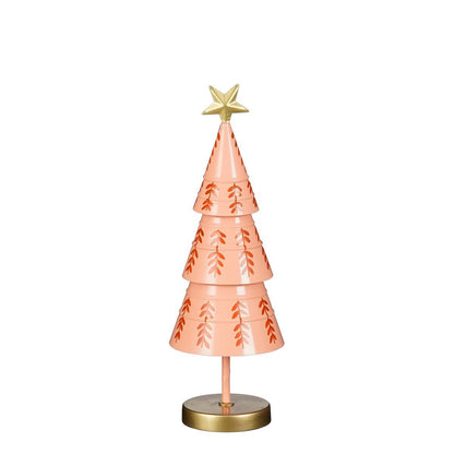Decoratieve kerstboom Metaal Roze