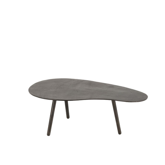 J-Line salontafel Druppel - metaal - zwart - small