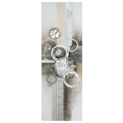 Aluminium/linnen schilderij "Anelli"