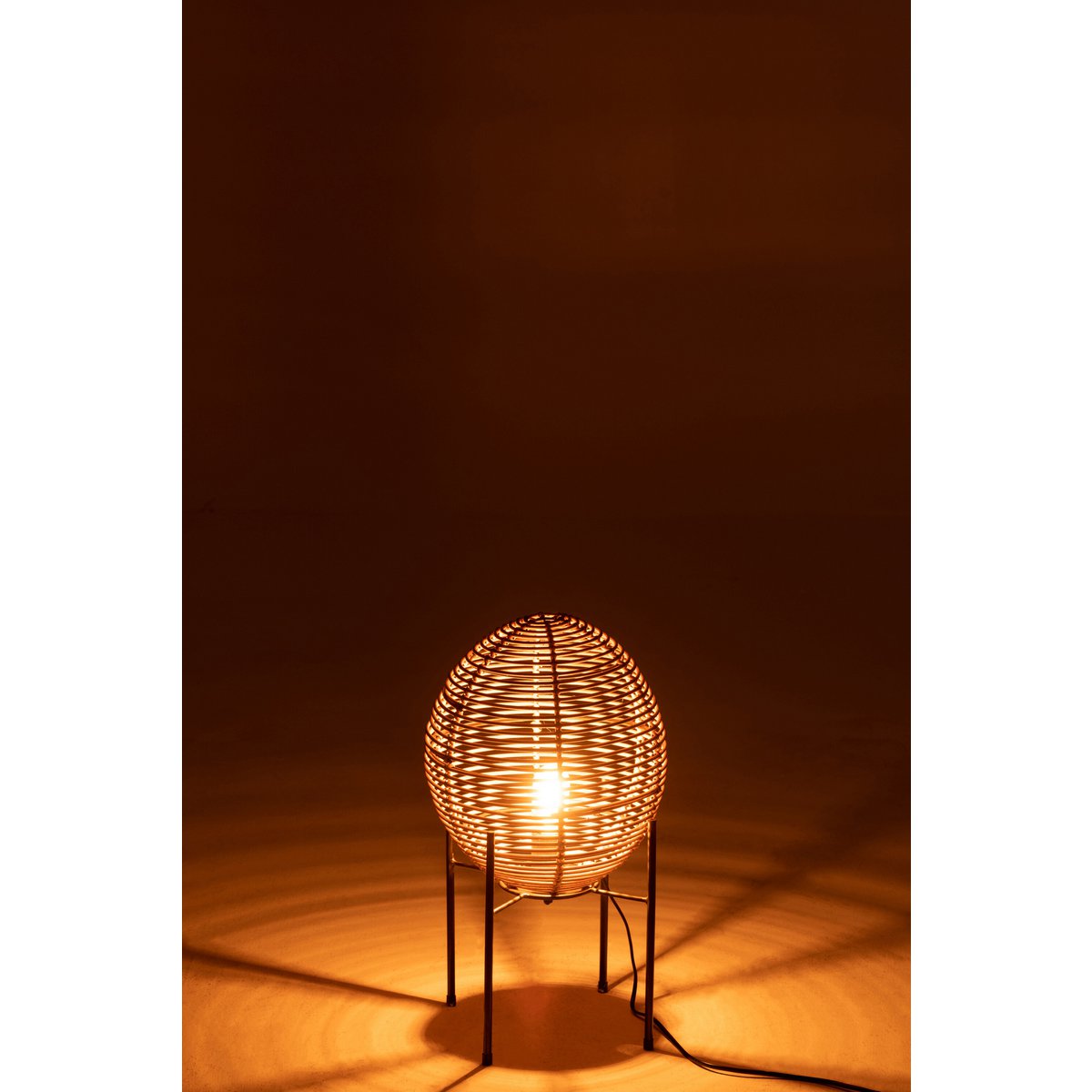 J-Line lamp Op Frame - jute/metaal - naturel