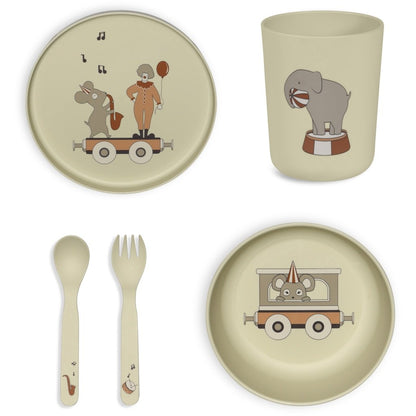 Marius bioplastic dinerset 5-pack