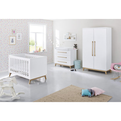Set 'Riva' breed 3 delen: ledikant, brede commode, 2-deurs kledingkast