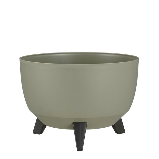 Plantenbak buiten Doppio Lichtgroen Ø33 cm H18,5 cm