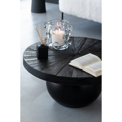 J-Line bijzettafel Bol Shanil - hout - zwart