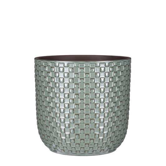 Daan Bloempot - H21 x Ø22 cm - Groen