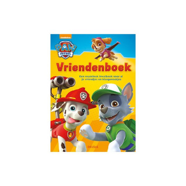 Deltas Paw Patrol Vriendenboek