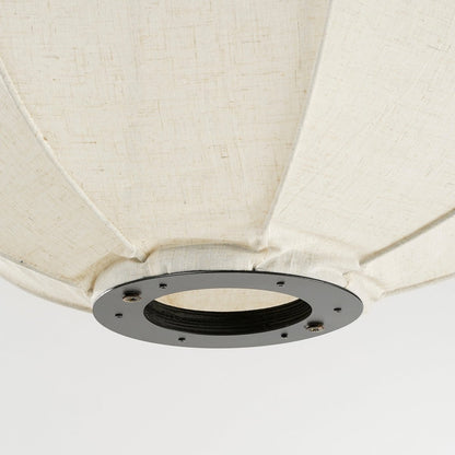 Pego Hanglamp - H55 x Ø50 cm - Linnen - Off-white