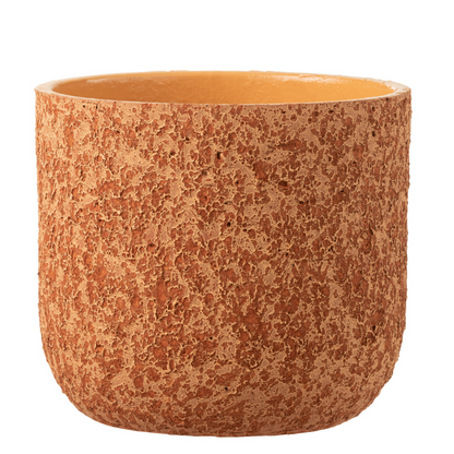 J-Line bloempot Ruw - keramiek - terracotta - large - Ø 22 cm