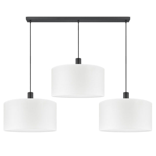 Hanglamp Canvas-Xxl Beam 3L - Wit - 50cm