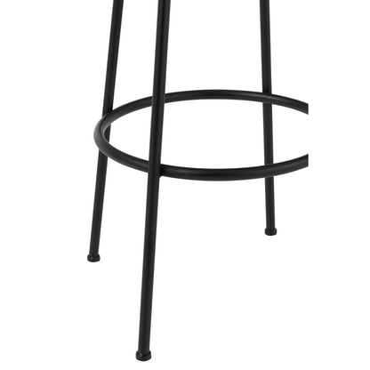 J-Line Barstoel Neo Staal Naturel/Zwart