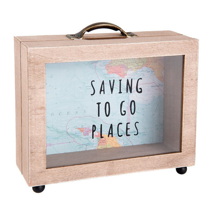 Spaarpot "Saving to go places‘"