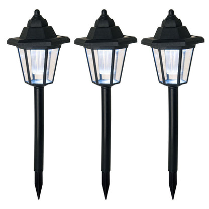 Set van 3 LED Solar Grond-of Muurlampen