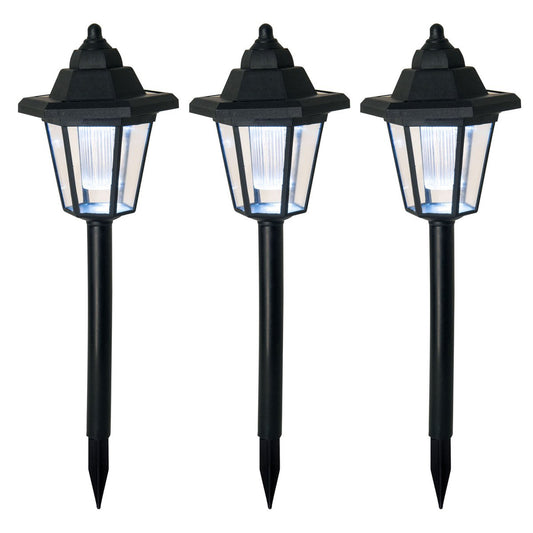 Set van 3 LED Solar Grond-of Muurlampen