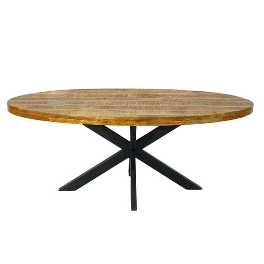 Ovale eettafel 190x100cm Liverpool