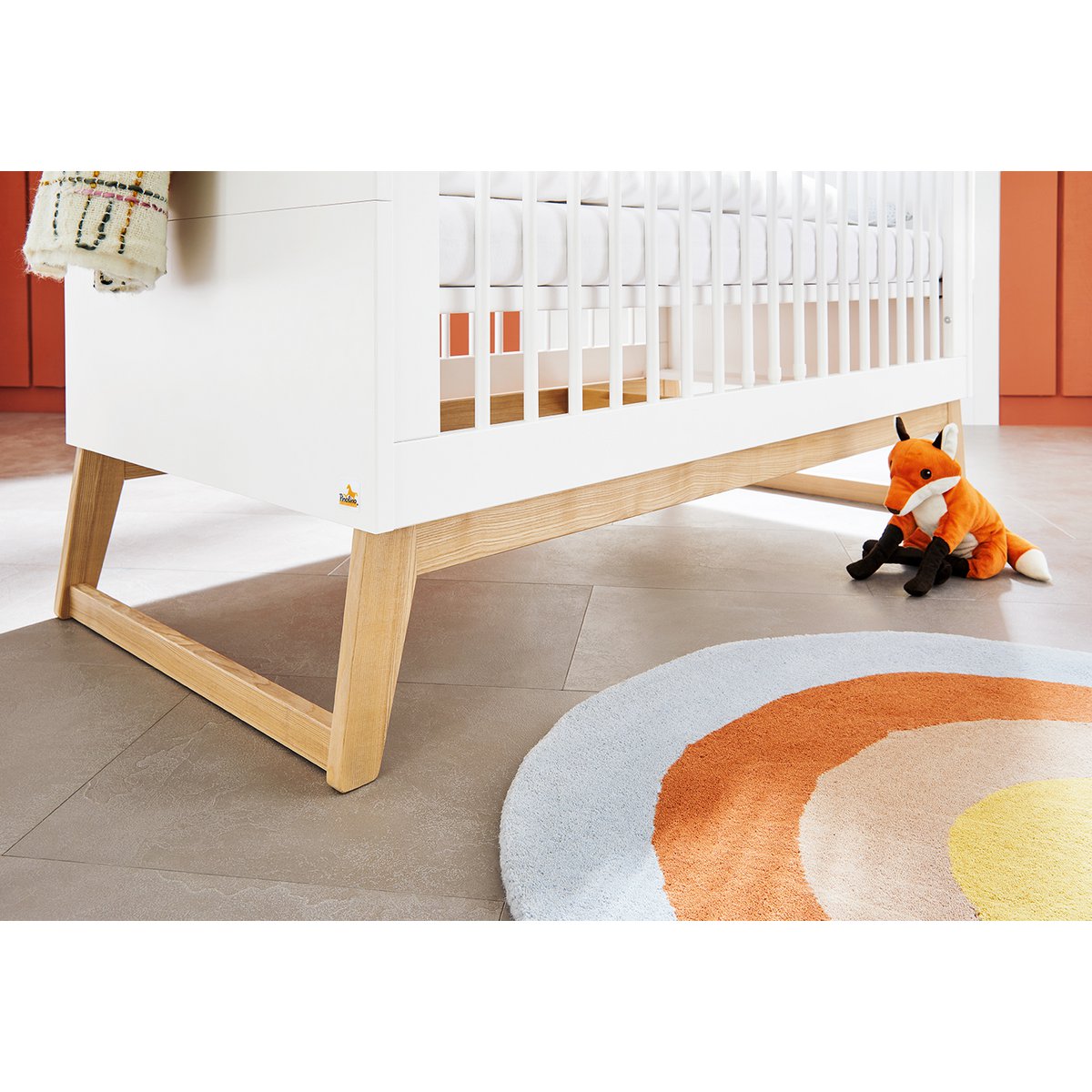 Set 'Brug' breed 3 delen: ledikant, brede commode, 2-deurs kledingkast