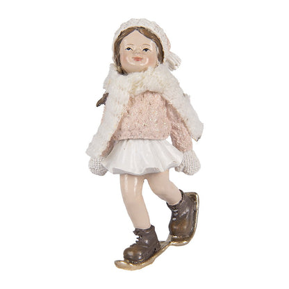 Decoratie meisje 4x3x10 cm