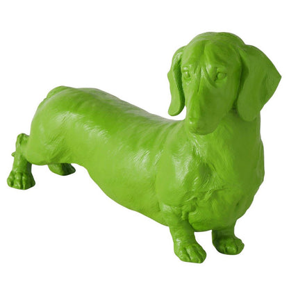 Boltze Home Figuur Tekkel groen 38x24cm