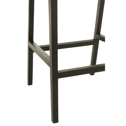 J-Line barstoel Emma - hout - zwart/bruin