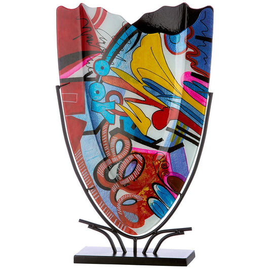 GlasArt designvaas "Street Art"