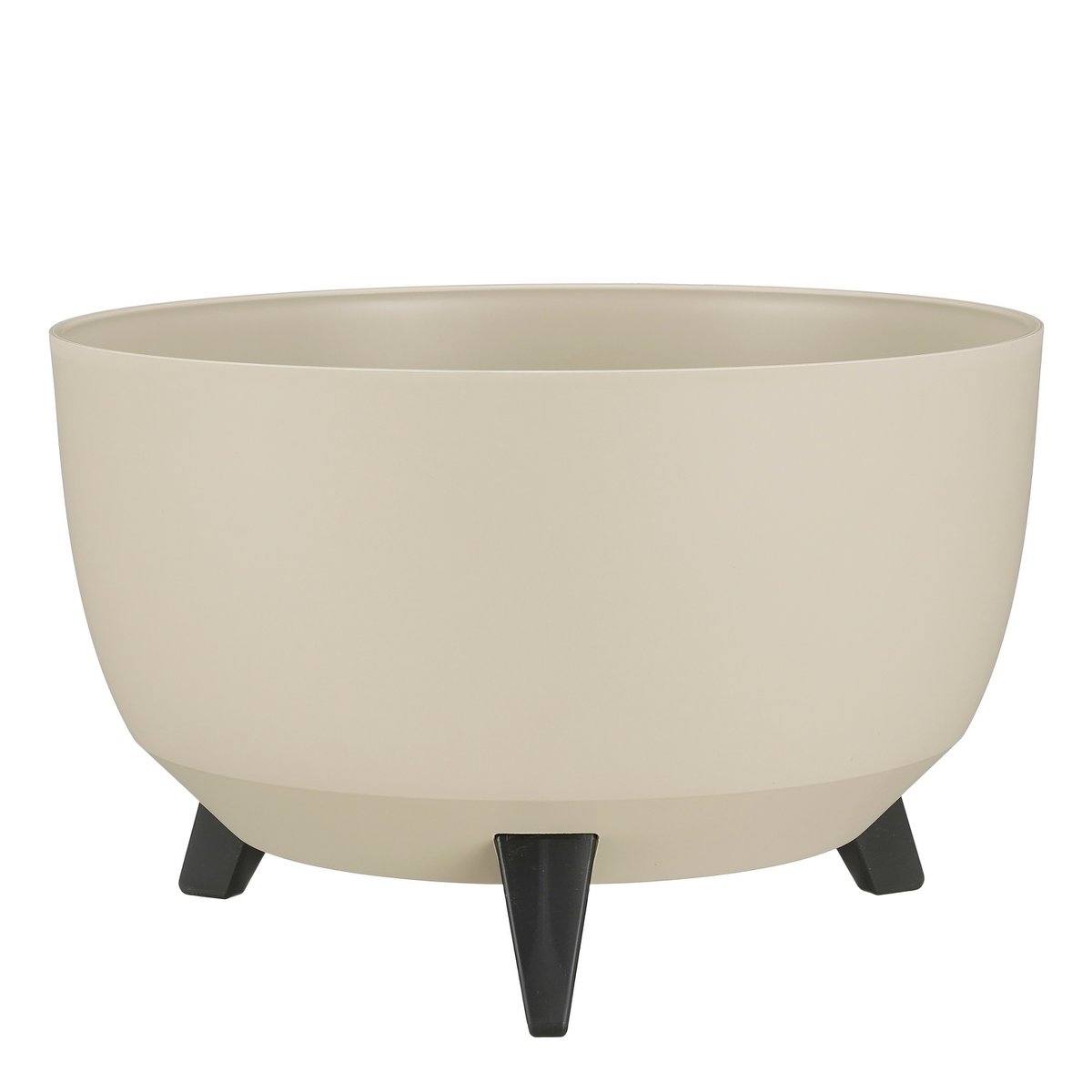 Plantenbak buiten Doppio Beige Ø40cm H20,5cm